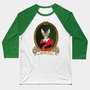 Renaissance Cat - Lady Agatha Tremaine Baseball T-Shirt